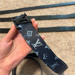 Men’s LV Watercolor Design Belt